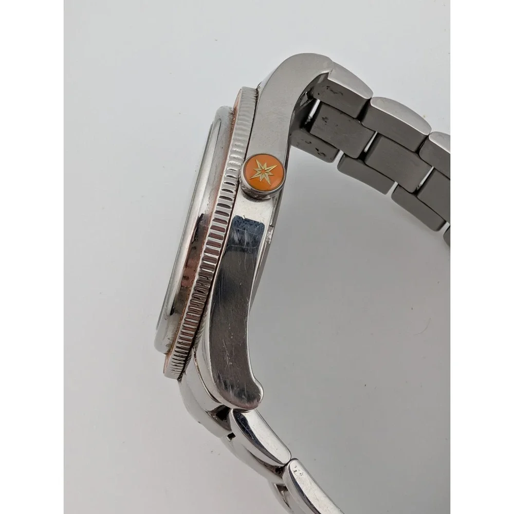 Sperry Top-Sider Watch Men 44mm Case Silver 6.75